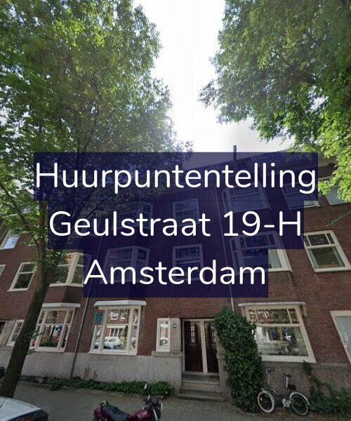 Foto gevel Huurpuntentelling voor Geulstraat 19-H, Amsterdam