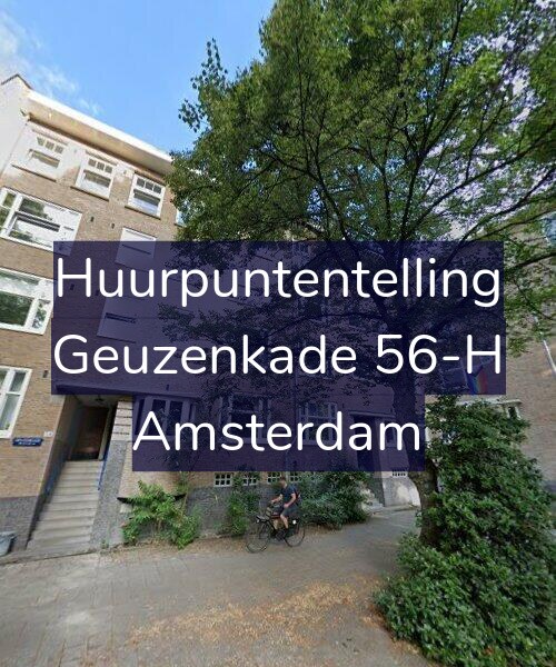Foto gevel Huurpuntentelling voor Geuzenkade 56-H, Amsterdam