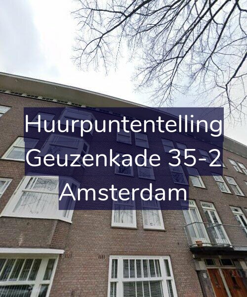 Foto gevel Huurpuntentelling voor Geuzenkade 35-2, Amsterdam
