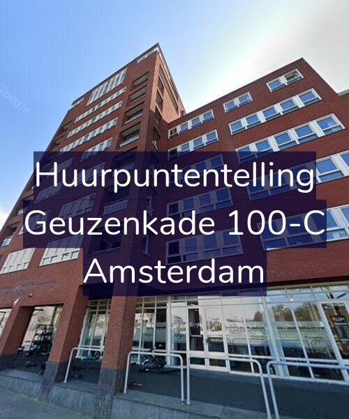 Foto gevel Huurpuntentelling voor Geuzenkade 100-C, Amsterdam