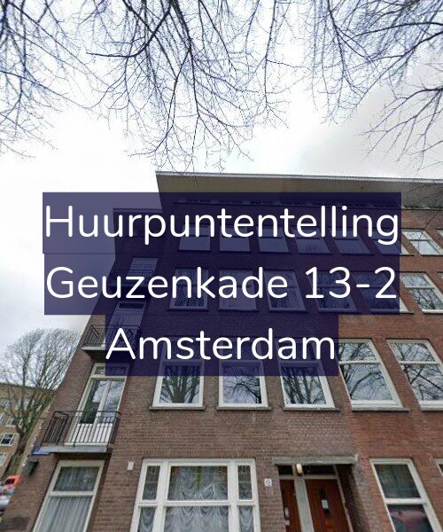 Foto gevel Huurpuntentelling voor Geuzenkade 13-2, Amsterdam