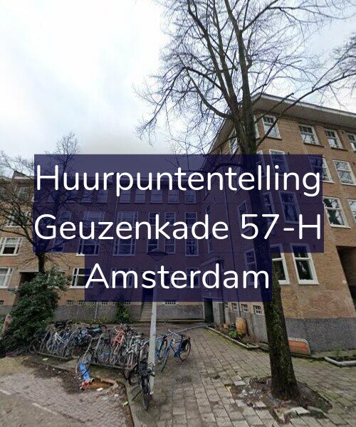 Foto gevel Huurpuntentelling voor Geuzenkade 57-H, Amsterdam