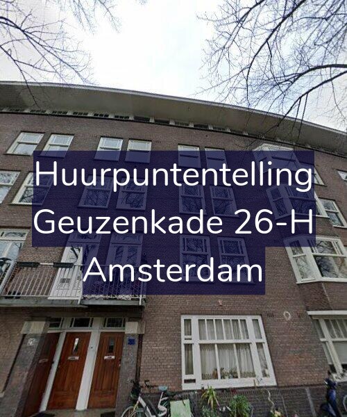 Foto gevel Huurpuntentelling voor Geuzenkade 26-H, Amsterdam
