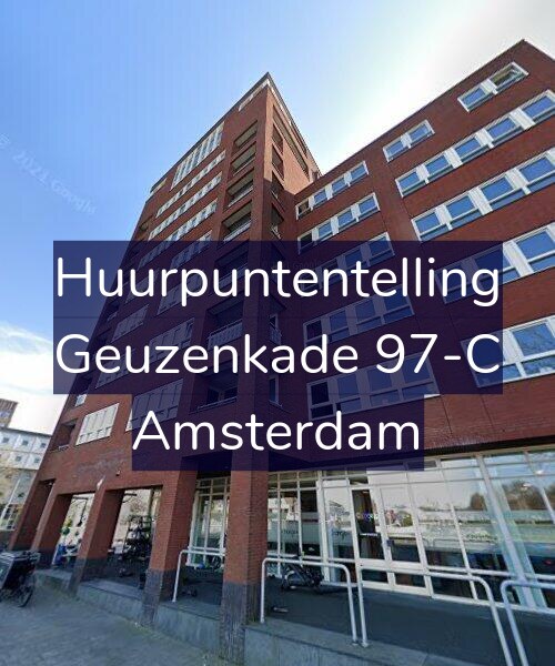 Foto gevel Huurpuntentelling voor Geuzenkade 97-C, Amsterdam