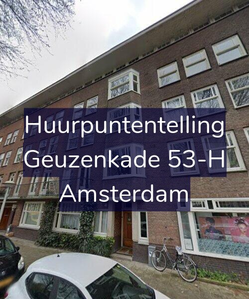 Foto gevel Huurpuntentelling voor Geuzenkade 53-H, Amsterdam