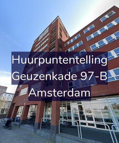 Foto gevel Huurpuntentelling voor Geuzenkade 97-B, Amsterdam