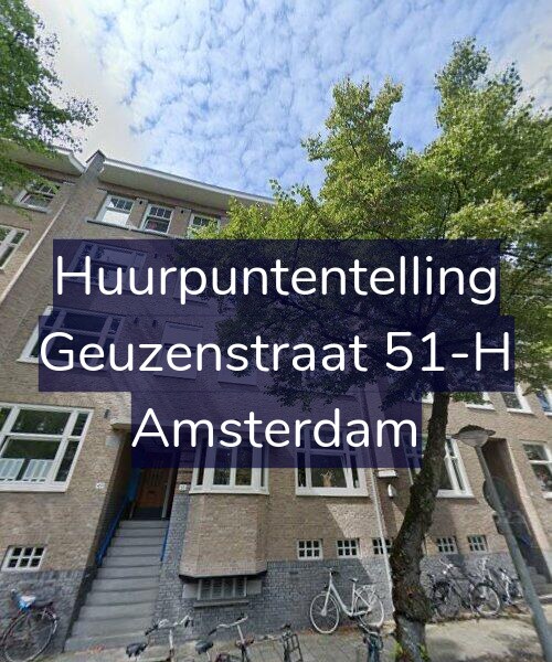 Foto gevel Huurpuntentelling voor Geuzenstraat 51-H, Amsterdam