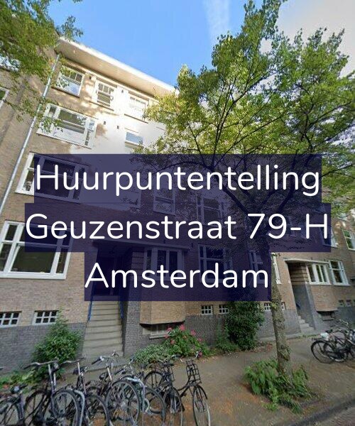 Foto gevel Huurpuntentelling voor Geuzenstraat 79-H, Amsterdam