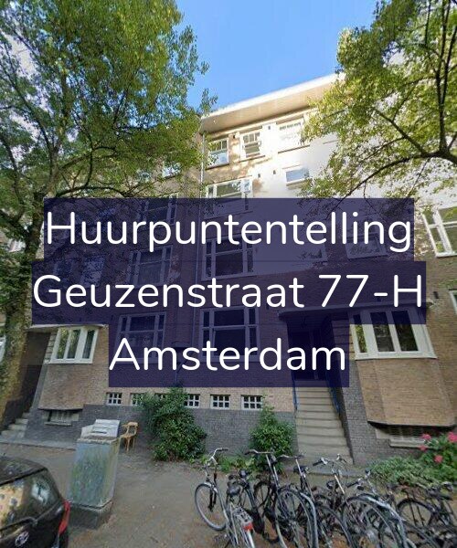 Foto gevel Huurpuntentelling voor Geuzenstraat 77-H, Amsterdam