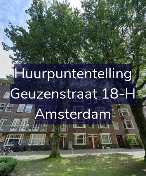 Foto gevel Huurpuntentelling voor Geuzenstraat 18-H, Amsterdam