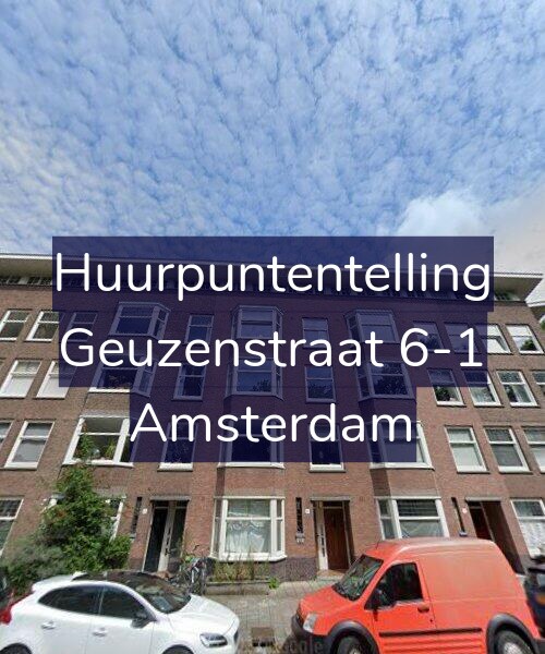 Foto gevel Huurpuntentelling voor Geuzenstraat 6-1, Amsterdam