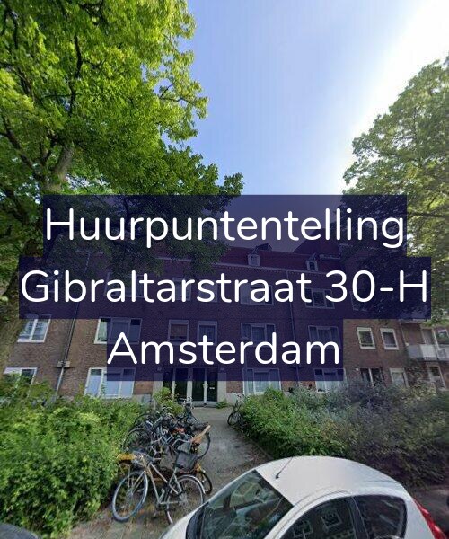 Foto gevel Huurpuntentelling voor Gibraltarstraat 30-H, Amsterdam