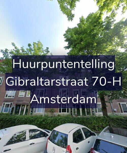 Foto gevel Huurpuntentelling voor Gibraltarstraat 70-H, Amsterdam