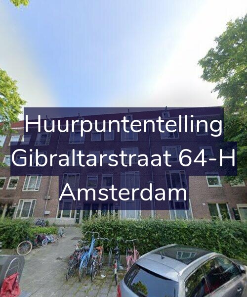 Foto gevel Huurpuntentelling voor Gibraltarstraat 64-H, Amsterdam