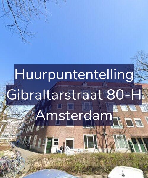 Foto gevel Huurpuntentelling voor Gibraltarstraat 80-H, Amsterdam