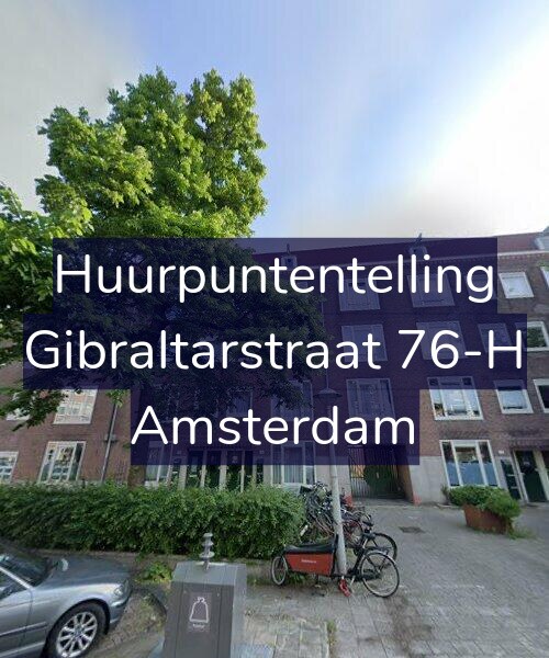 Foto gevel Huurpuntentelling voor Gibraltarstraat 76-H, Amsterdam