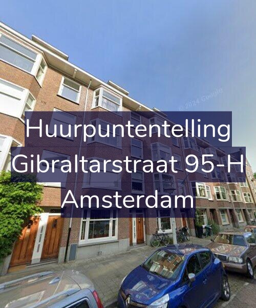 Foto gevel Huurpuntentelling voor Gibraltarstraat 95-H, Amsterdam