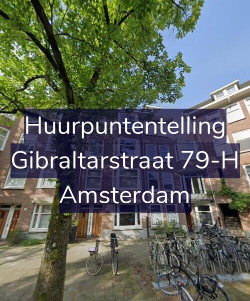 Foto gevel Huurpuntentelling voor Gibraltarstraat 79-H, Amsterdam
