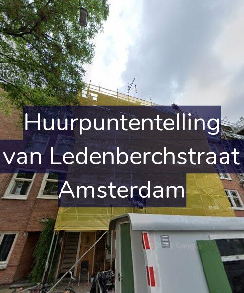 Foto gevel Huurpuntentelling voor Gillis van Ledenberchstraat 79-1, Amsterdam