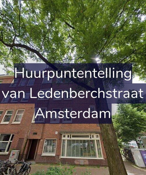 Foto gevel Huurpuntentelling voor Gillis van Ledenberchstraat 53-1, Amsterdam