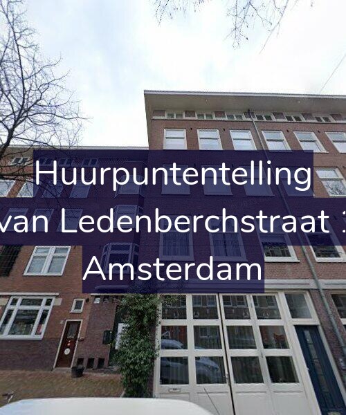 Foto gevel Huurpuntentelling voor Gillis van Ledenberchstraat 128-1, Amsterdam