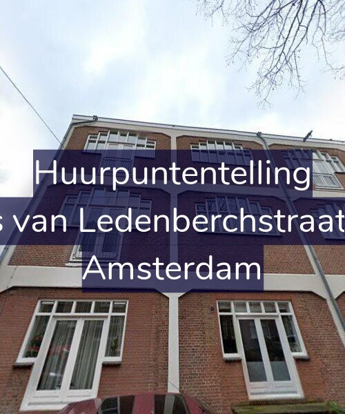 Foto gevel Huurpuntentelling voor Gillis van Ledenberchstraat 6-A, Amsterdam