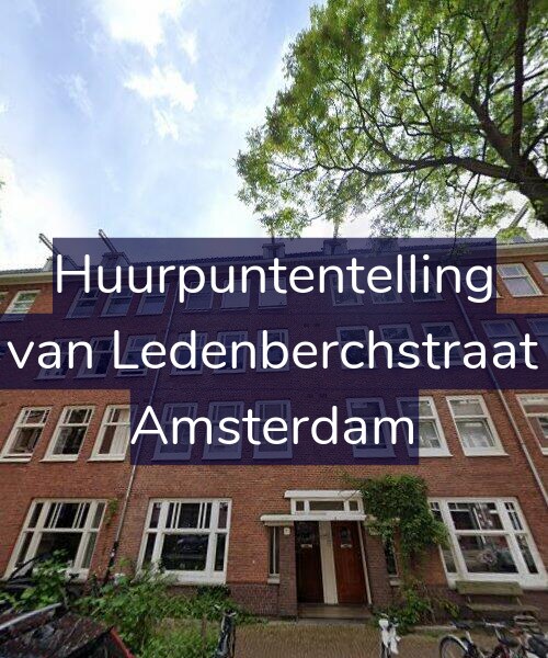 Foto gevel Huurpuntentelling voor Gillis van Ledenberchstraat 37-1, Amsterdam