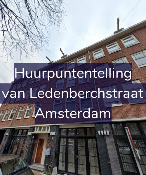 Foto gevel Huurpuntentelling voor Gillis van Ledenberchstraat 56-2, Amsterdam