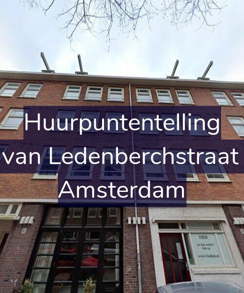 Foto gevel Huurpuntentelling voor Gillis van Ledenberchstraat 36-B, Amsterdam
