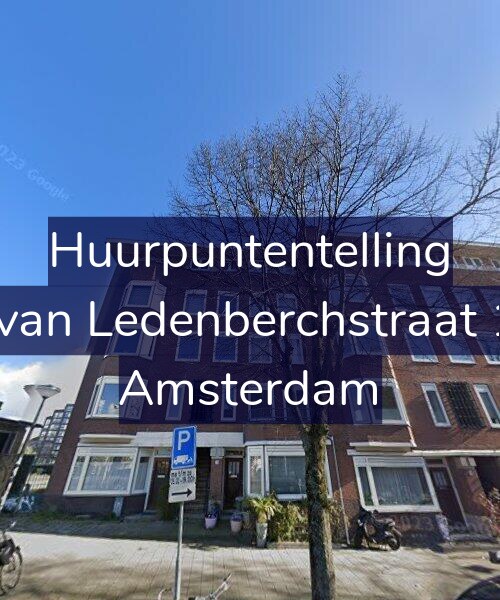 Foto gevel Huurpuntentelling voor Gillis van Ledenberchstraat 120-F, Amsterdam