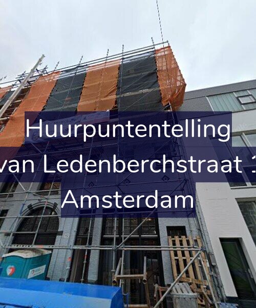 Foto gevel Huurpuntentelling voor Gillis van Ledenberchstraat 110-A, Amsterdam