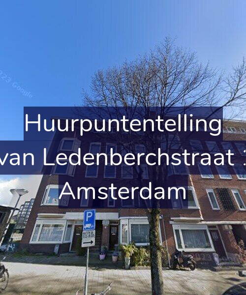 Foto gevel Huurpuntentelling voor Gillis van Ledenberchstraat 118-E, Amsterdam