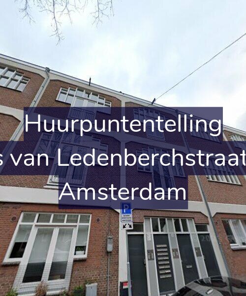 Foto gevel Huurpuntentelling voor Gillis van Ledenberchstraat 2-K, Amsterdam