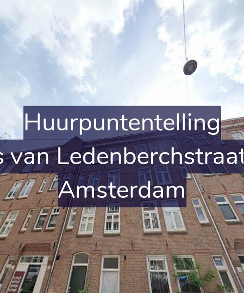 Foto gevel Huurpuntentelling voor Gillis van Ledenberchstraat 7-2, Amsterdam