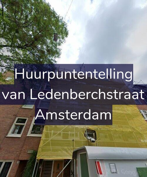 Foto gevel Huurpuntentelling voor Gillis van Ledenberchstraat 79-2, Amsterdam