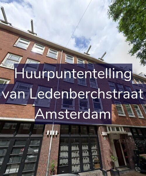 Foto gevel Huurpuntentelling voor Gillis van Ledenberchstraat 26-1, Amsterdam