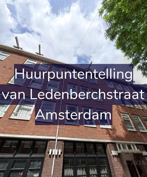 Foto gevel Huurpuntentelling voor Gillis van Ledenberchstraat 26-3, Amsterdam