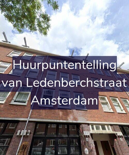 Foto gevel Huurpuntentelling voor Gillis van Ledenberchstraat 30-2, Amsterdam