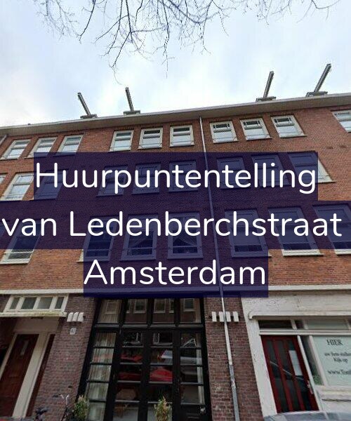 Foto gevel Huurpuntentelling voor Gillis van Ledenberchstraat 36-D, Amsterdam