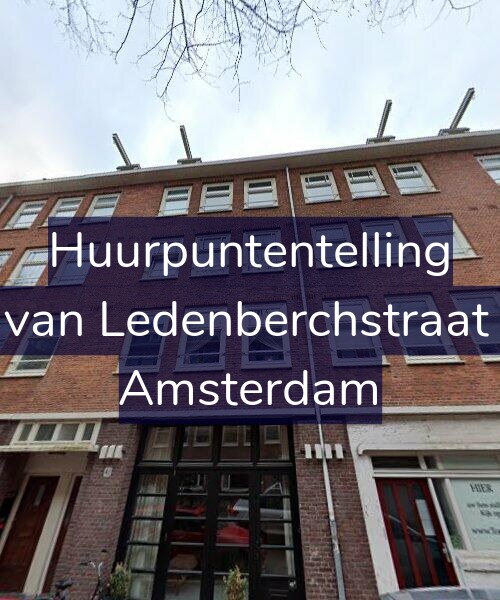 Foto gevel Huurpuntentelling voor Gillis van Ledenberchstraat 34-C, Amsterdam