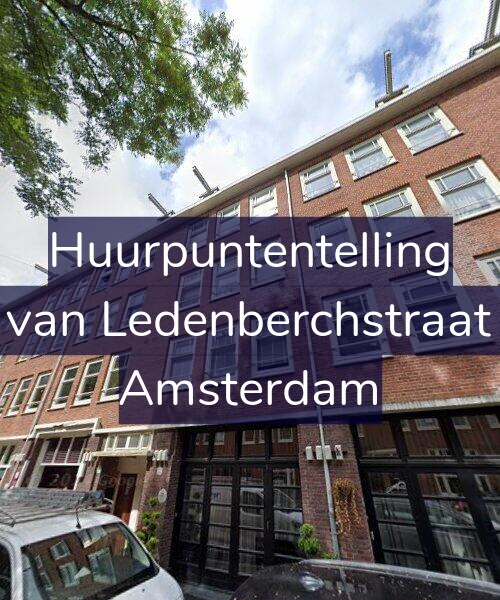 Foto gevel Huurpuntentelling voor Gillis van Ledenberchstraat 32-1, Amsterdam