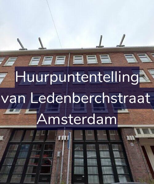 Foto gevel Huurpuntentelling voor Gillis van Ledenberchstraat 36-G, Amsterdam