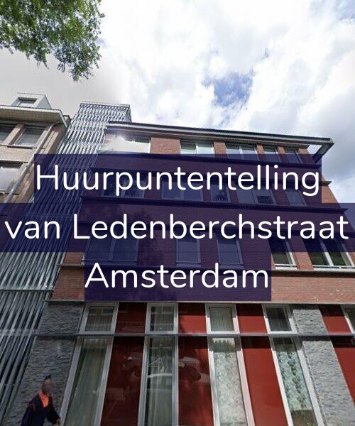 Foto gevel Huurpuntentelling voor Gillis van Ledenberchstraat 18-E, Amsterdam