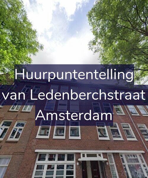 Foto gevel Huurpuntentelling voor Gillis van Ledenberchstraat 21-2, Amsterdam