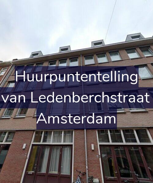 Foto gevel Huurpuntentelling voor Gillis van Ledenberchstraat 18-C, Amsterdam