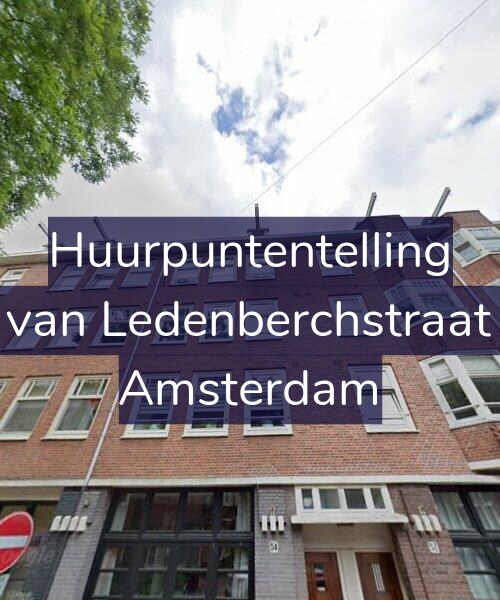 Foto gevel Huurpuntentelling voor Gillis van Ledenberchstraat 54-3, Amsterdam