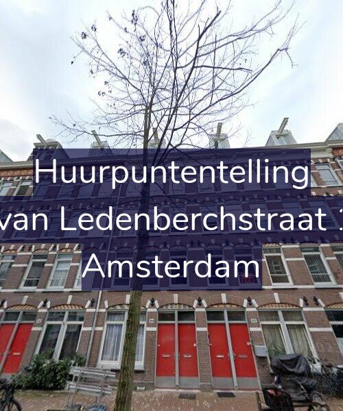 Foto gevel Huurpuntentelling voor Gillis van Ledenberchstraat 109-1, Amsterdam