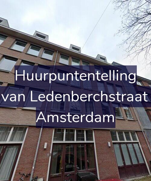 Foto gevel Huurpuntentelling voor Gillis van Ledenberchstraat 20-B, Amsterdam
