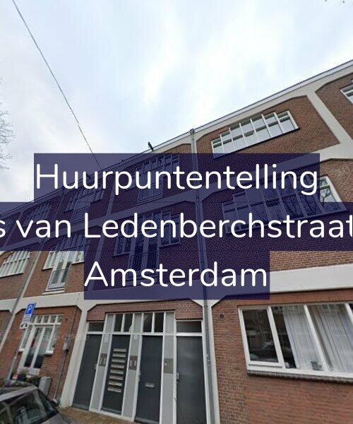 Foto gevel Huurpuntentelling voor Gillis van Ledenberchstraat 4-F, Amsterdam
