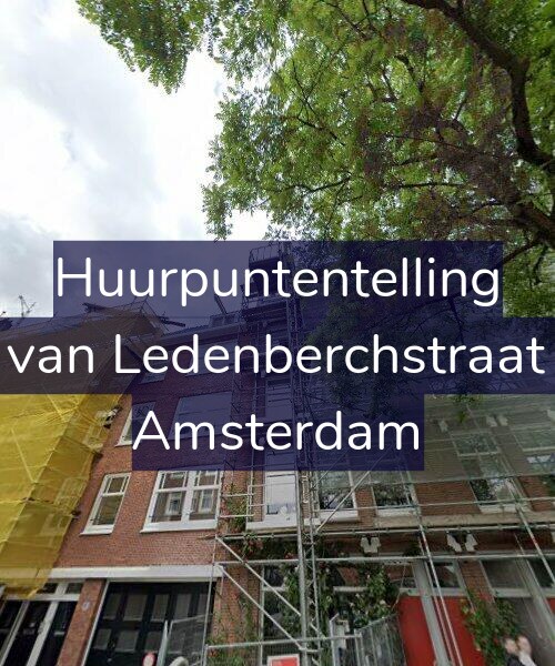 Foto gevel Huurpuntentelling voor Gillis van Ledenberchstraat 83-3, Amsterdam